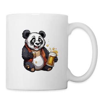 Panda / Animal / Zoo / Bamboo / Wild / Childlike - Mug - white - Right