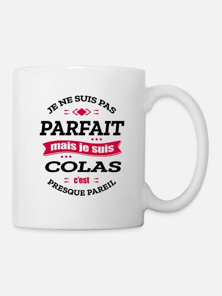 COLAS PARFAIT - PRENOM COLAS - Mug blanc - blanc