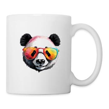 Panda / Animal / Zoo / Bamboo / Wild / Childlike - Mug - white - Right