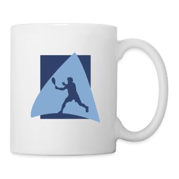 Raquettes Raquettes de squash Joueurs de squash - Mug blanc - blanc - Droite