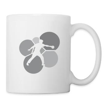 Tischtennisspieler Table Tennis - Tasse - Weiß - Rechts