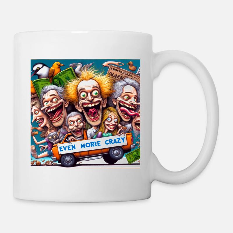 noch Verrückter - Tasse - Weiß