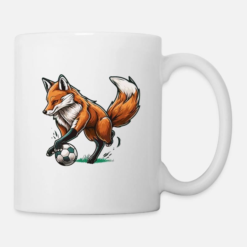 Schlauer Stürmer - Tasse - Weiß