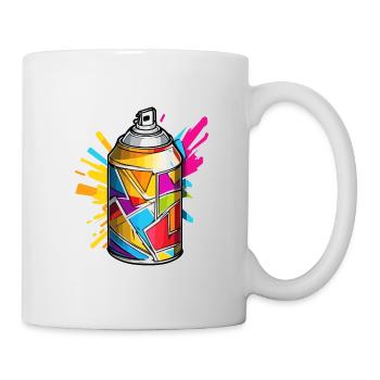 Spray Can / Art / Spray / Street Art / Wall - Mug - white - Right