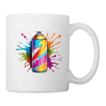 Spray Can / Art / Spray / Street Art / Wall - Mug - white - Right