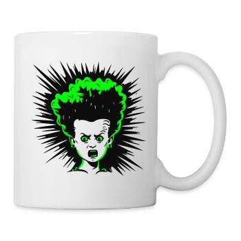 Shocked expression - Mug - white - Right