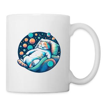 Chat zoné - Mug blanc - blanc - Droite