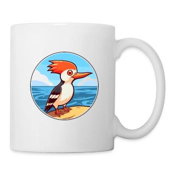 Specht Aquarell Karikatur Kawaii Clipart Haustier - Tasse - Weiß - Rechts