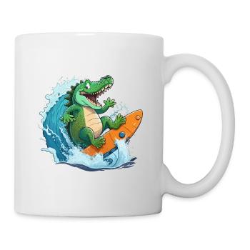 Croc on the Beach - Mug - white - Right