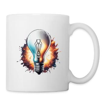 Bulb / Bulb / Brightness / Light - Mug - white - Right