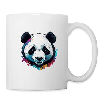 Panda / Animal / Zoo / Bamboo / Wild / Childlike - Mug - white - Right