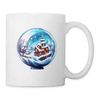 Snow Globe / Winter Magic / Snow / Souvenir - Mug - white - Right