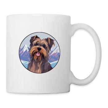 Belgische Gänse-Hunderasse Karikatur Kawaii Watercolo - Tasse - Weiß - Rechts
