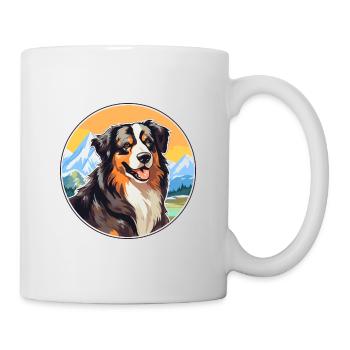 Bohemian Shepherd Dog Breed Cartoon Kawaii Waterco - Mug - white - Right