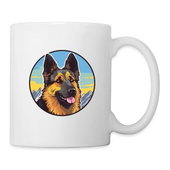 Belgische Laekenois-Hunderasse Karikatur Kawaii Waterco - Tasse - Weiß - Rechts