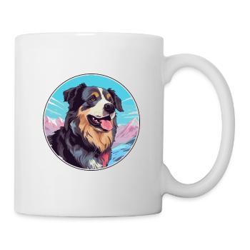 Bucovine Chien de berger race Cartoon Kawaii Waterco - Mug blanc - blanc - Droite