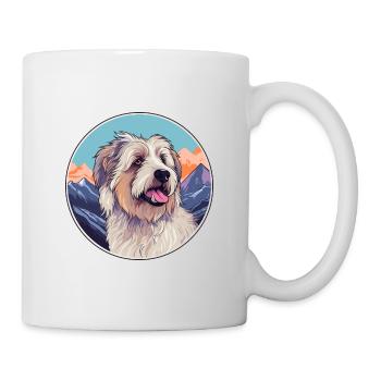 Cao de Castro Laboreiro Hunderasse Cartoon Kawaii W - Tasse - Weiß - Rechts