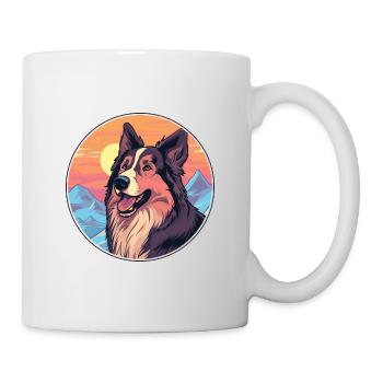 Karpaten Schäferhund Rasse Cartoon Kawaii Wasser - Tasse - Weiß - Rechts