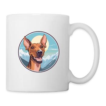Cirneco Dell Etna Dog Breed Cartoon Kawaii Waterco - Mug - white - Right
