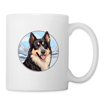 Berger croate race de chien Cartoon Kawaii Waterco - Mug blanc - blanc - Droite