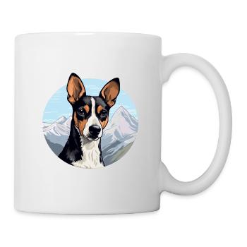 Decker Rat Terrier Chien Race Cartoon Kawaii Waterc - Mug blanc - blanc - Droite