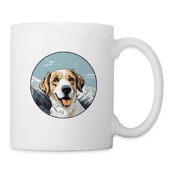 Drever Hunderasse Karikatur Kawaii Aquarell - Tasse - Weiß - Rechts