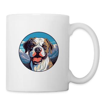 Cordoba chien de combat race dessin animé kawaii watercol - Mug blanc - blanc - Droite