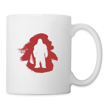 Big foot Lochness Big foot Yeti - Tasse - Weiß - Rechts