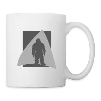 Yéti Big foot Bigfoot Bigfoot - Mug blanc - blanc - Droite