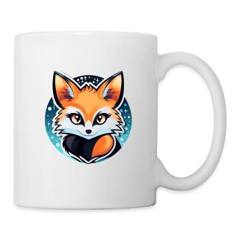 Dessin de renard - Mug blanc - blanc - Droite