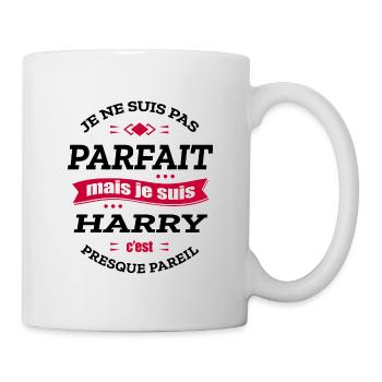 HARRY PARFAIT - PRENOM HARRY - Mug blanc - blanc - Droite