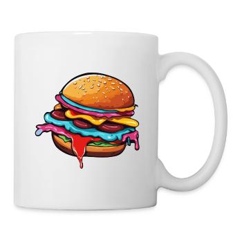 Burgers / Fast Food / Food / Buns / Beef - Mug - white - Right