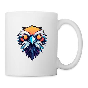 Dessin d’oiseau aigle - Mug blanc - blanc - Droite