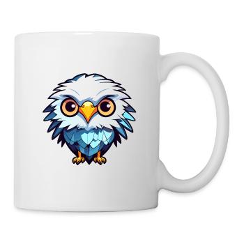 Dessin d’oiseau aigle - Mug blanc - blanc - Droite