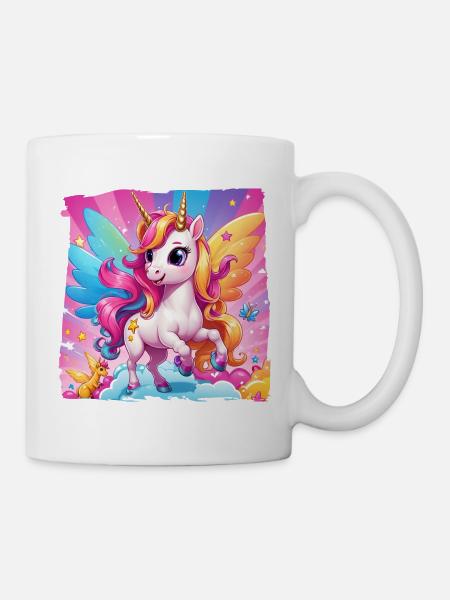 Licorne - Mug blanc - blanc