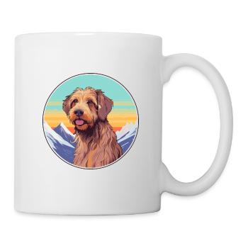 Fauve de Bretagne Hunderasse Cartoon Kawaii Waterco - Tasse - Weiß - Rechts