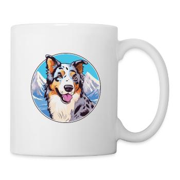 Kaikadi Hunderasse Karikatur Kawaii Aquarell - Tasse - Weiß - Rechts