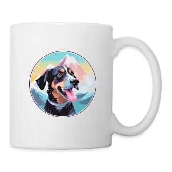 Gascon Saintongeois Chien Race Cartoon Kawaii Eau - Mug blanc - blanc - Droite