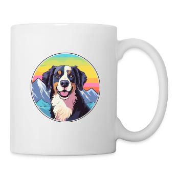 Hamiltonstovare Hunderasse Cartoon Kawaii Watercolo - Tasse - Weiß - Rechts