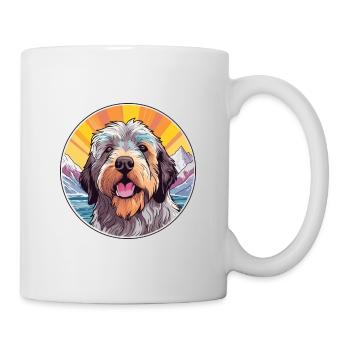 Middle Asian Ovtcharka Dog Breed Cartoon Kawaii Wa - Mug - white - Right