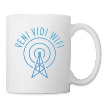 Veni Vidi Wifi (Turm) - Tasse - Weiß - Rechts