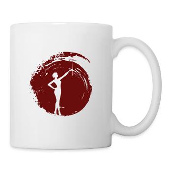 Stabdrehen Baton Twirling Baton Twirling - Tasse - Weiß - Rechts