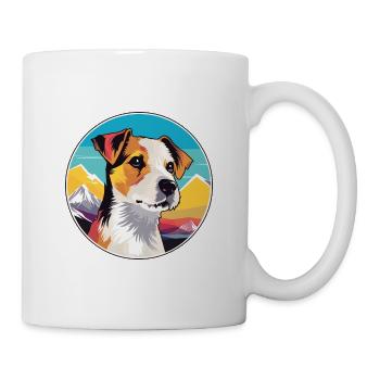 Parson Russell Terrier Hunderasse Cartoon Kawaii Wa - Tasse - Weiß - Rechts
