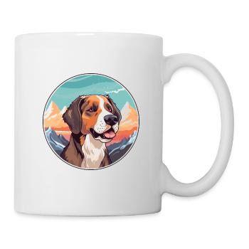 Owczarek Podhalanski Hunderasse Cartoon Kawaii Wate - Tasse - Weiß - Rechts