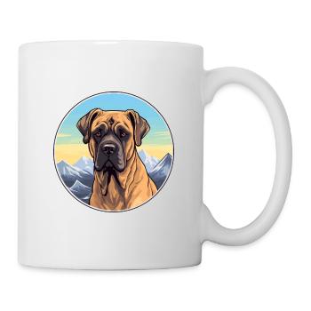 Perro de Presa Canario Hunderasse Cartoon Kawaii Wa - Tasse - Weiß - Rechts