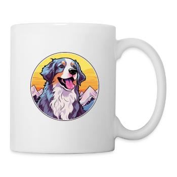 Perro de Presa Mallorquinische Hunderasse Cartoon Kawaii - Tasse - Weiß - Rechts