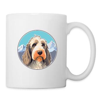 Petit Basset Griffon Vendeen Hunderasse Cartoon Kaw - Tasse - Weiß - Rechts
