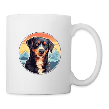Portuguese Cattle Dog Breed Cartoon Kawaii Waterco - Mug - white - Right