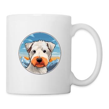 Pumi Hunderasse Karikatur Kawaii Aquarell - Tasse - Weiß - Rechts