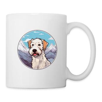 Sealyham Terrier Dog Breed Cartoon Kawaii Watercol - Mug - white - Right
